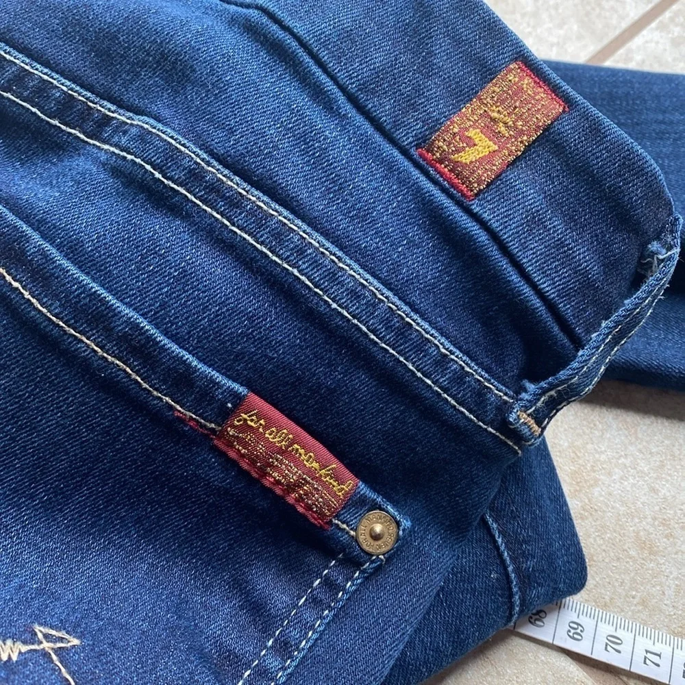 7 for all Mankind Jimmie bootcut 27 long 34 inseam low rise